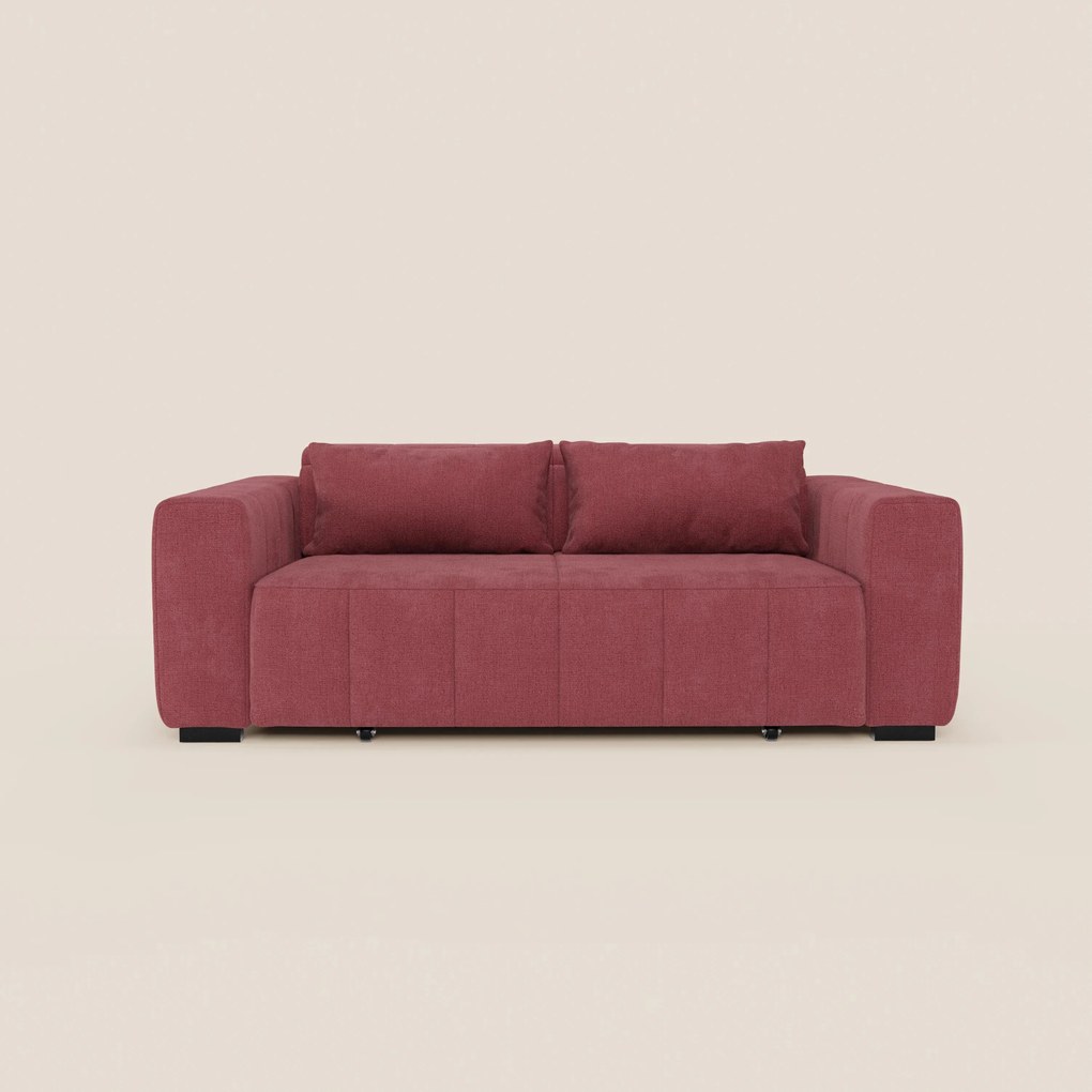 Doric divano 3 posti con sedute allungabili tramite relax elettrico - poggiatesta reclinabile in tessuto smacchiabile T23