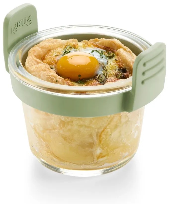 Set di stampi da forno in vetro 4 pz ø 9,5 cm – Lékué