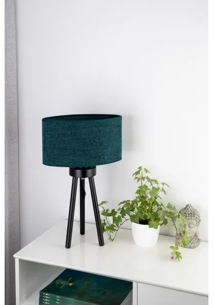 Duolla - Lampada da tavolo OVAL 1xE27/15W/230V diametro 30 cm verde