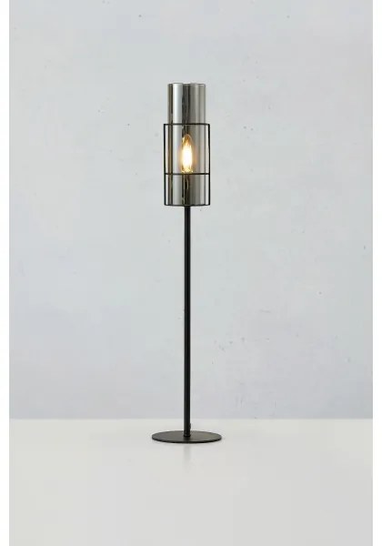 Markslöjd 108560 - Lampada da tavolo TORCIA 1xE14/40W/230V 65 cm nera