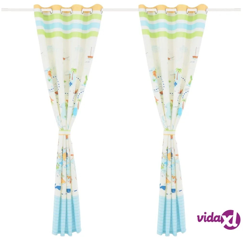 vidaXL Tende Oscuranti per Bambini 2pz 140x240cm Giramondo