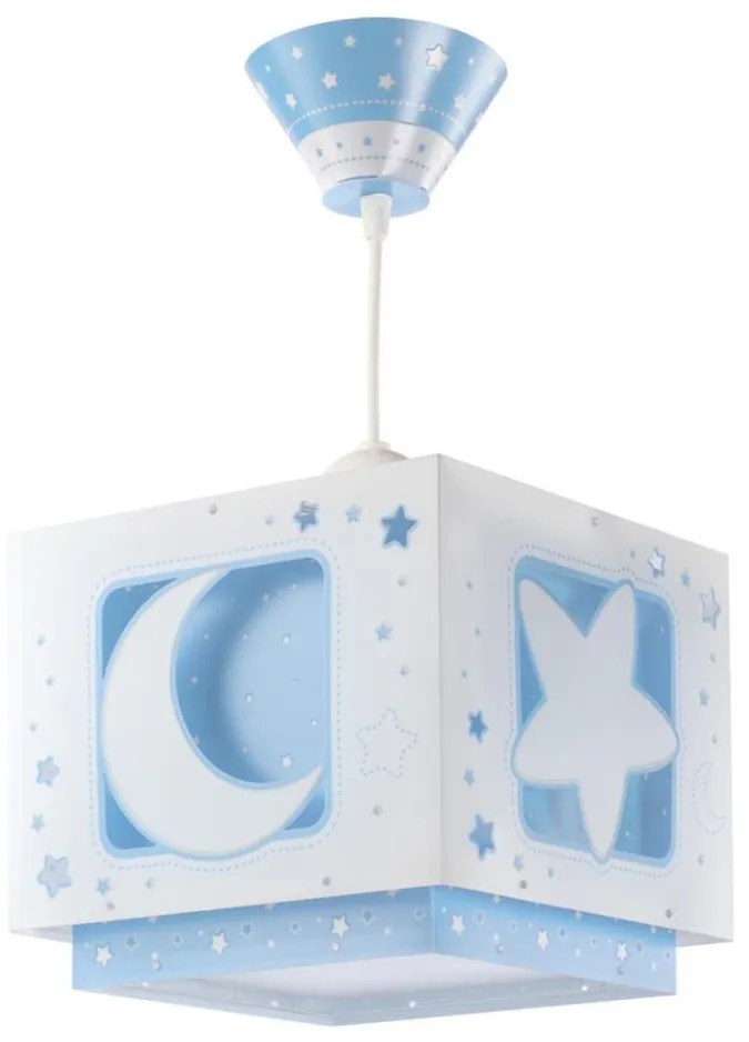 Dalber 63232T - Lampadario per bambini MOON LIGHT 1xE27/60W/230V