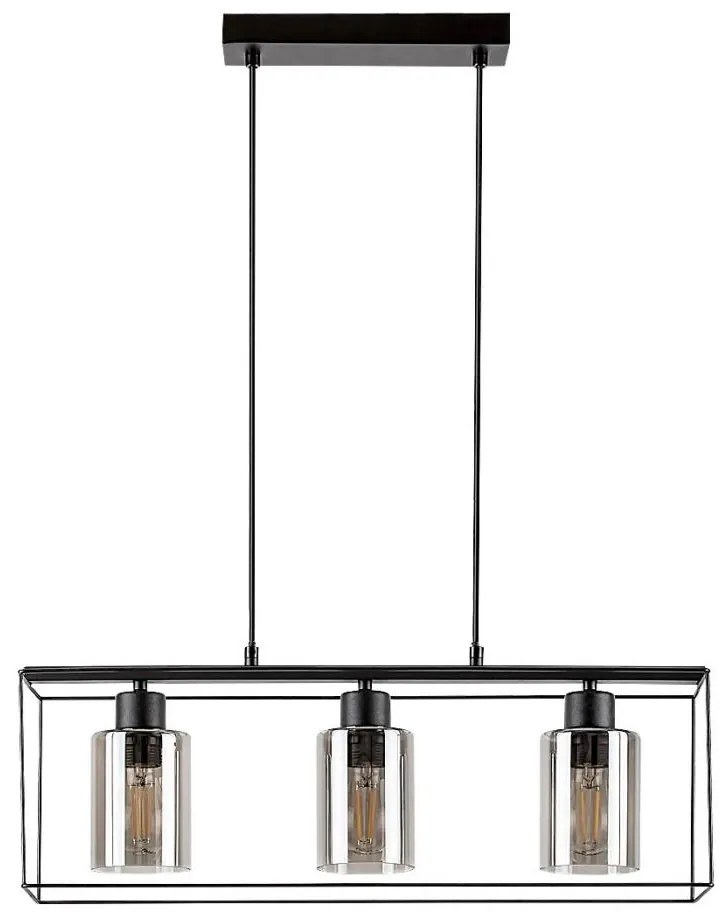 Rabalux 72033 - Lampadario a cavo CHADWICK 3xE27/25W/230V