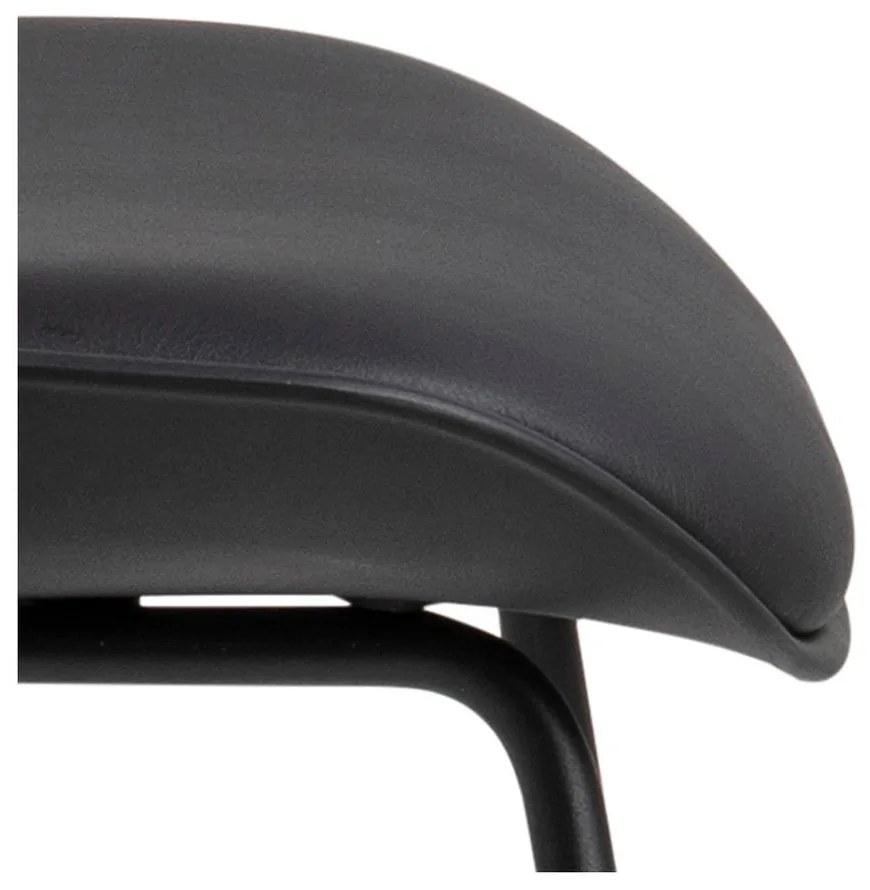 Sgabello da bar nero (altezza della seduta 76 cm) Tina – Actona