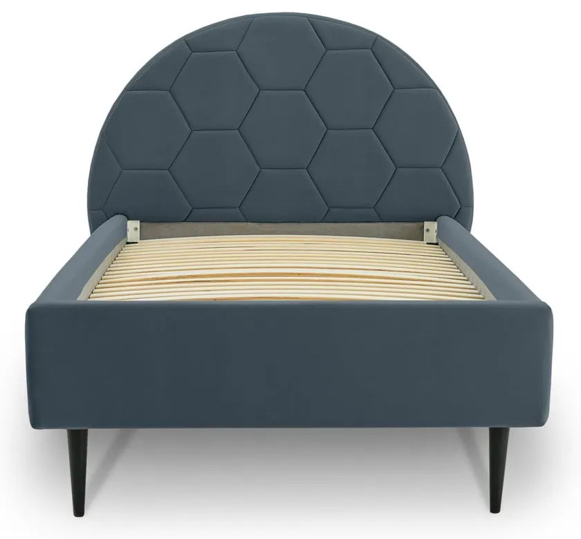 Letto blu per bambini con contenitore 90x200 cm Mercury - Scandic