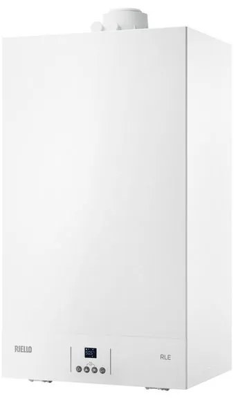 Caldaia a gas a condensazione metano 29 Kw RIELLO RLE 25 KIS Istantaneo con kit coassiale orizzontale incluso