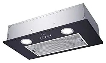 CBG625N Cappa aspirante da incasso nera 209 m³/h e - Candy