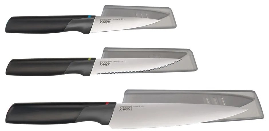 Set di 3 coltelli in acciaio inox Elevate - Joseph Joseph