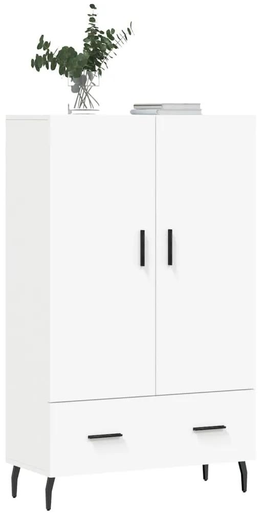 Credenza bianca 69,5x31x115 cm in legno multistrato