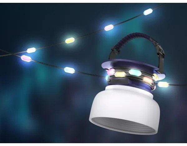 Immax 08493L - Lampada portatile a LED RGB ricaricabile a energia solare LED/10W/5V 3600 mAh IP65