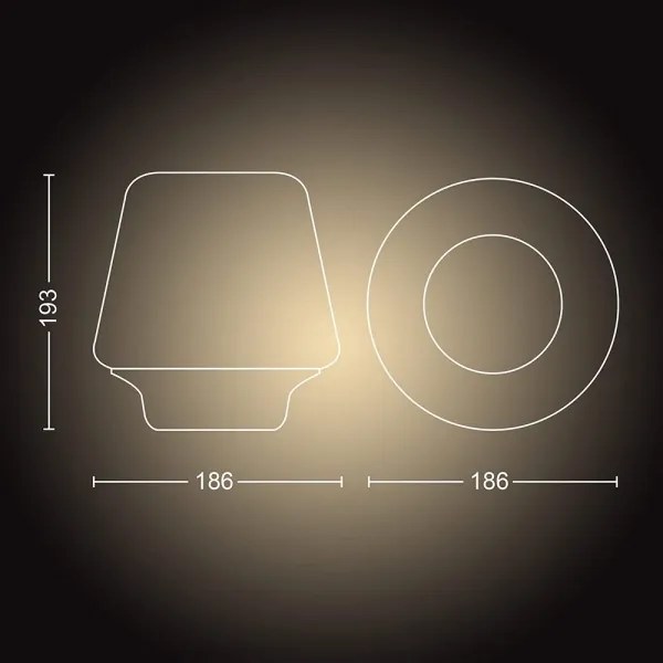 Philips 40801/30/P6 - Lampada LED dimmerabile Hue WELLNESS 1xE27/8,5W/230V + telecomando