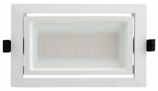 Faro LED da Incasso 44W, Foro 210x130, Bianco con driver Philips Colore  Bianco Naturale 4.000K