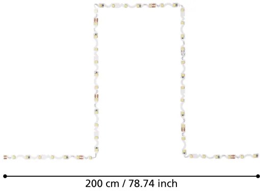 Eglo 99717 - Striscia LED STRIPE 2m LED/10,8W/24V