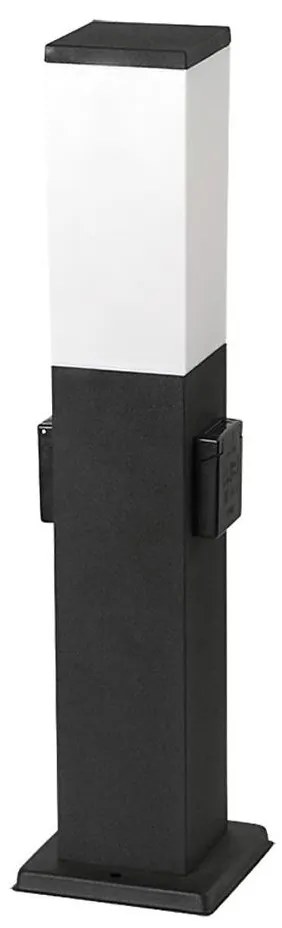 Rabalux 8339 - Lampada esterna BONN 1xE27/60W IP44 con 2 prese SCHUKO