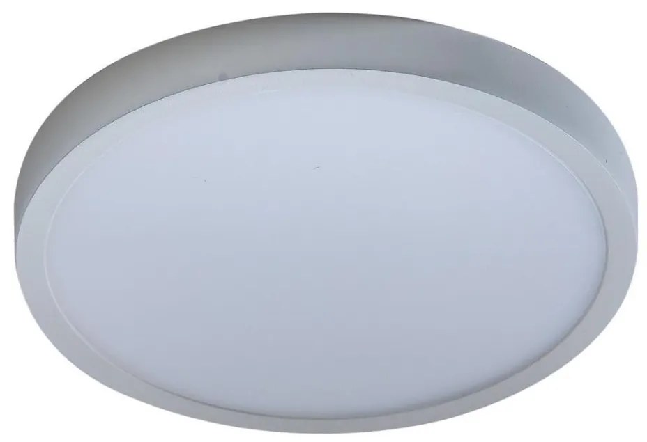 Azzardo AZ4238 - Plafoniera LED MALTA LED/18W/230V d. 22,5 cm bianco