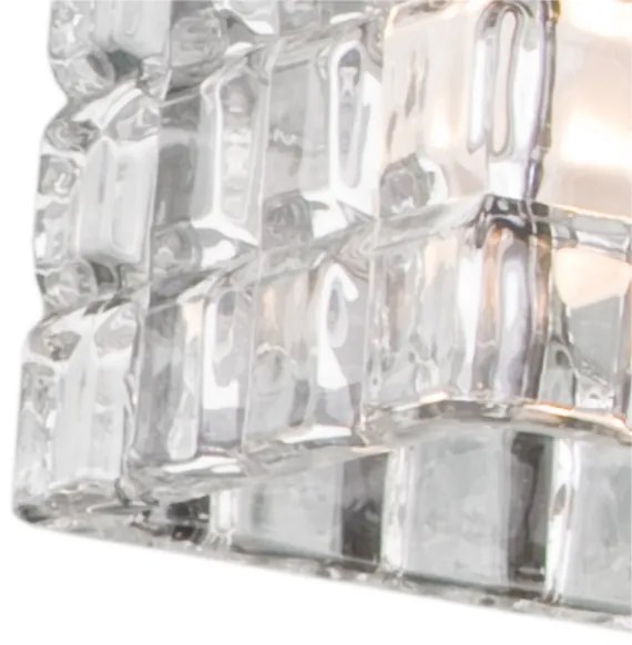 Vetro di ricambio trasparente per lampada da soffitto E14/65x65 mm