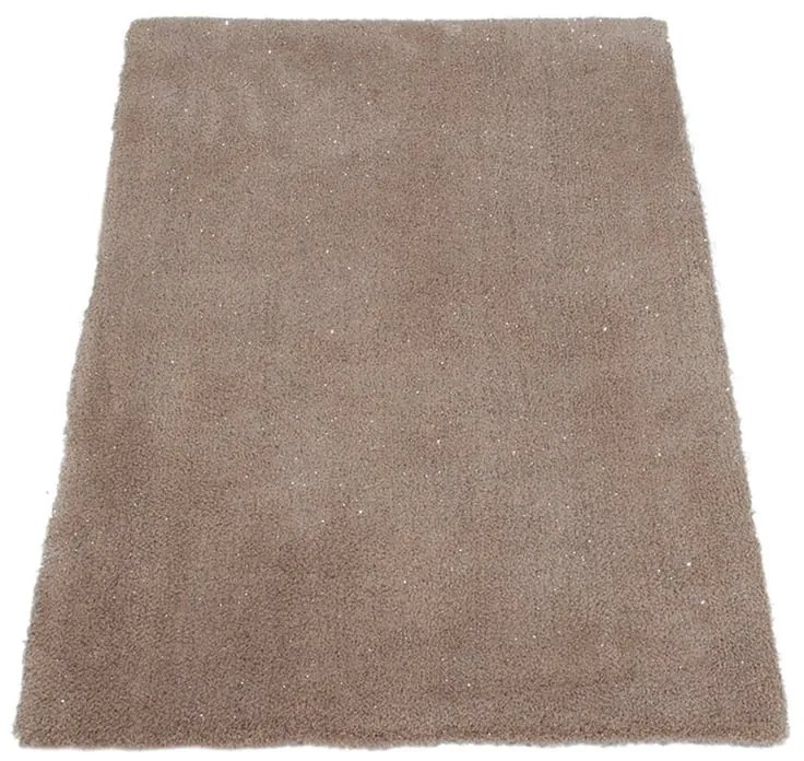Tappeto Twinkle natale antiscivolo beige, L 170 x L 120 cm