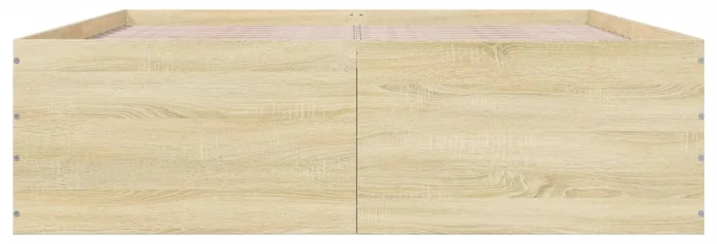 Giroletto rovere sonoma 160x200 cm in legno multistrato