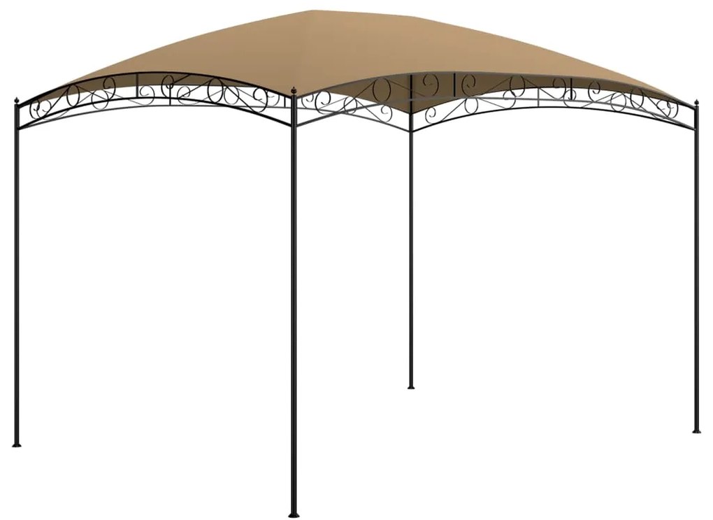 Gazebo 3x4x2,65 M Grigio Talpa 180 G/m² /