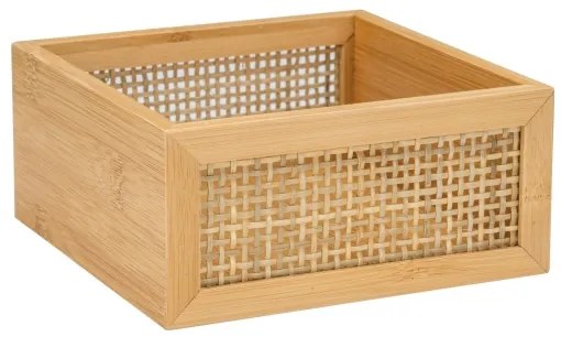 WENKO 25601100 - Vassoio per vasca da bagno ALLEGRE 15x7 cm, marrone