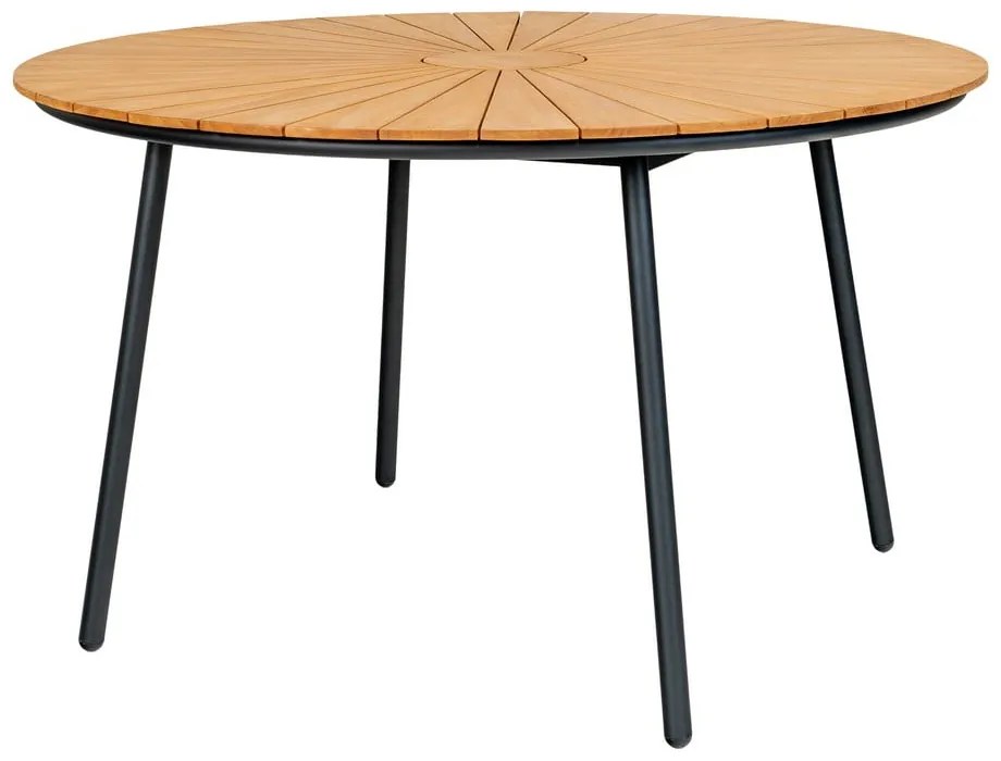 Tavolo da pranzo rotondo in legno di teak ø 130 cm Cleveland - House Nordic