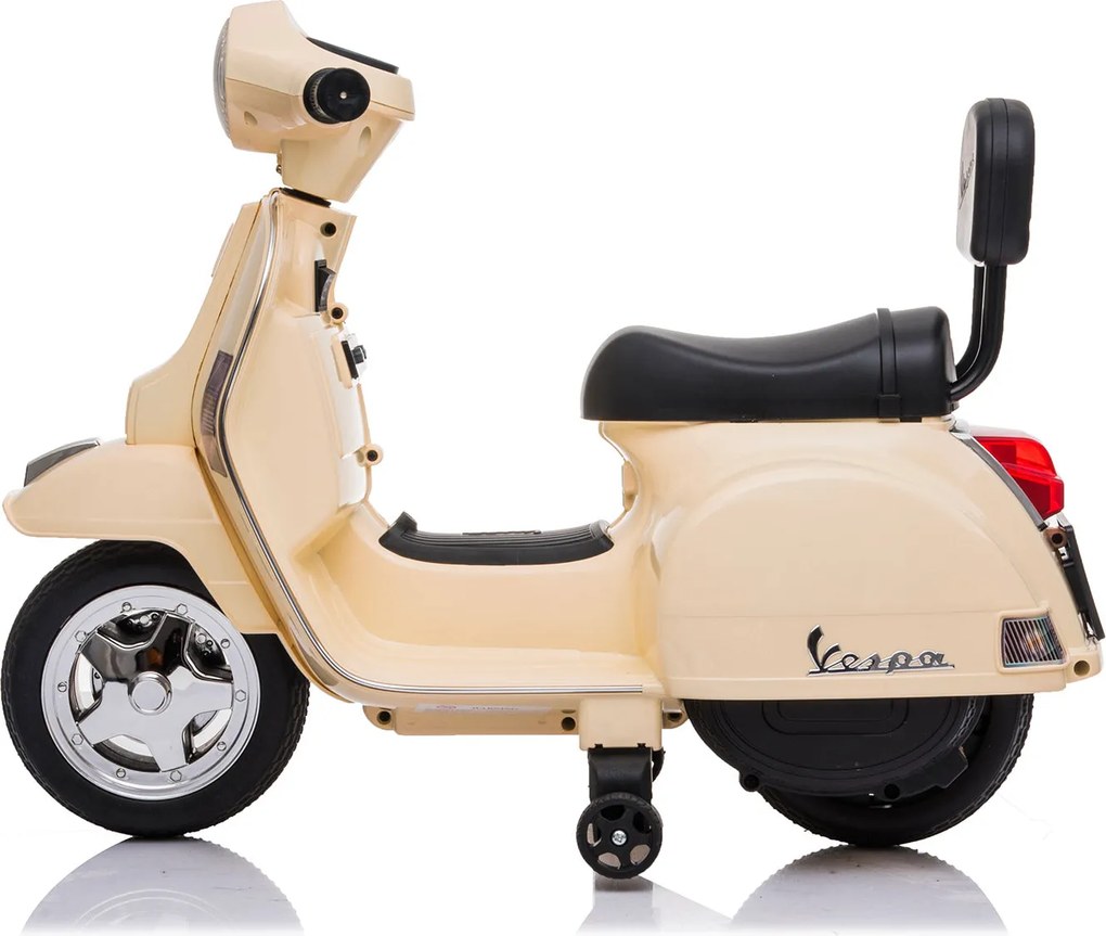 Piaggio Mini Vespa PX150 Elettrica 6V per Bambini Crema...