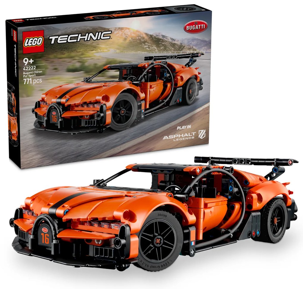 Hyper car Bugatti Chiron Pur Sport Lego