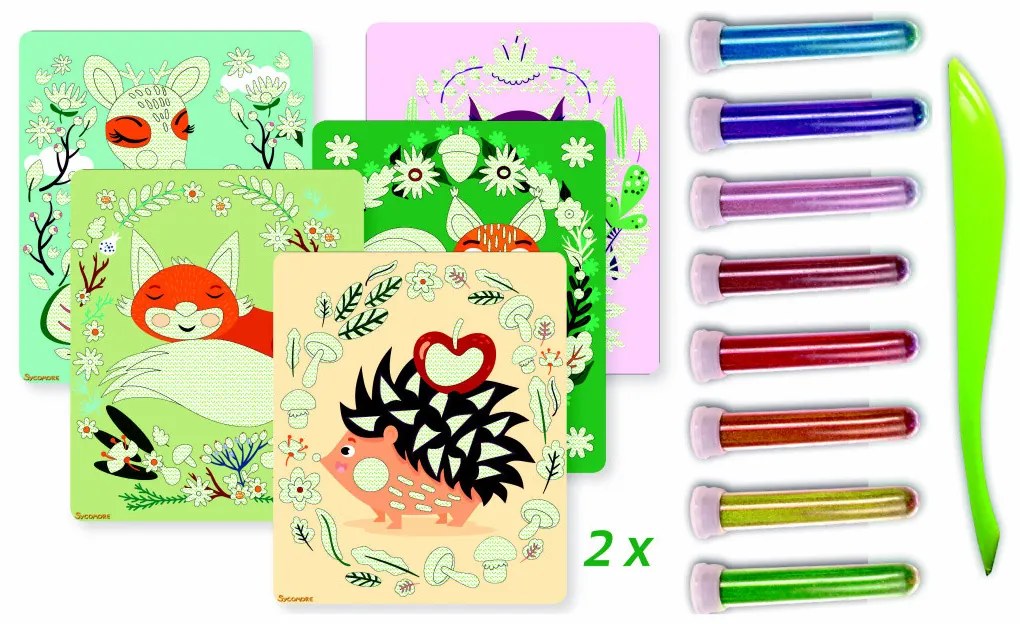 Artissimo - Glitter - Animali del bosco