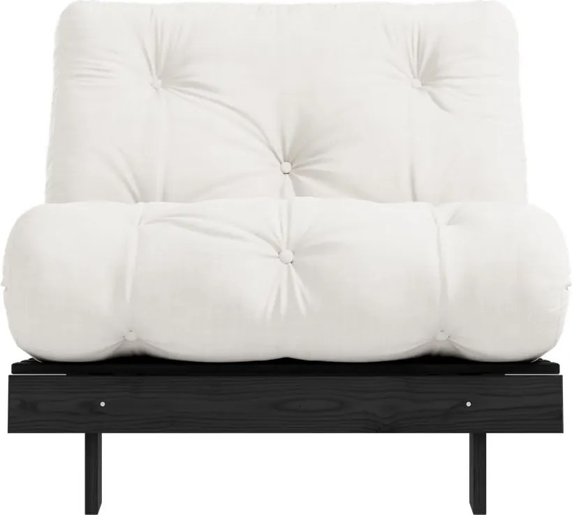 Poltrona color crema Roots Black Night - Karup Design