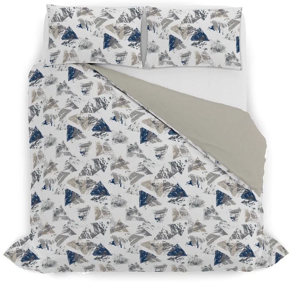 Parure copripiumino letto matrimoniale Urban blu Datex