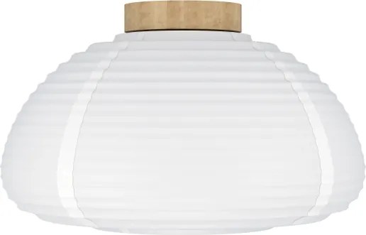 Eglo 44063 - Plafoniera SUMMERHILL 1x E27/40W/230V Ø 40 cm bianco/beige