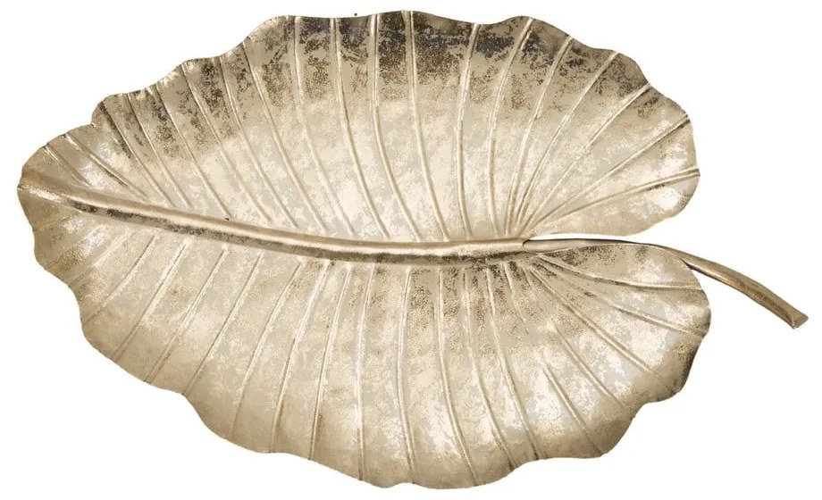 Vassoio decorativo in metallo Leaf - Mauro Ferretti