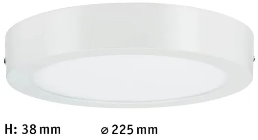 Paulmann 70642 - LED/12,5W Plafoniera LUNAR 230V diametro 22,5 cm bianco