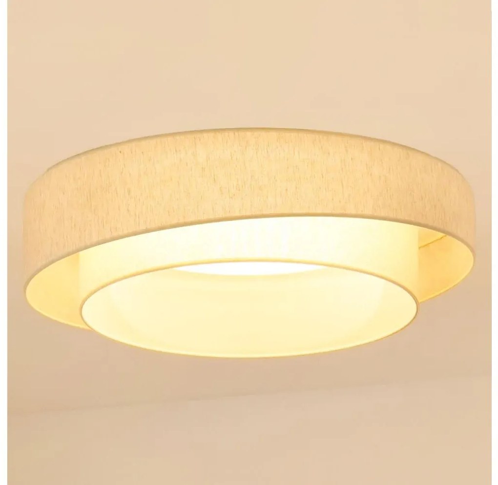 Brilagi - Plafoniera LED dimmerabile SHINE LED/24W/230V color crema + telecomando