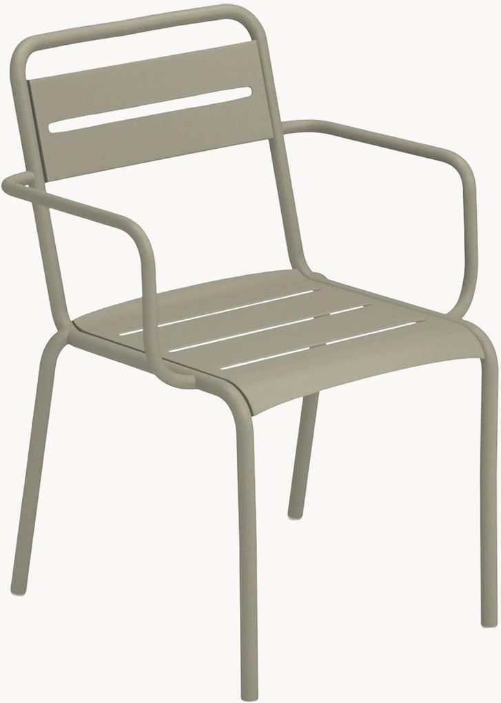 Set di 2 sedie da giardino con braccioli Star