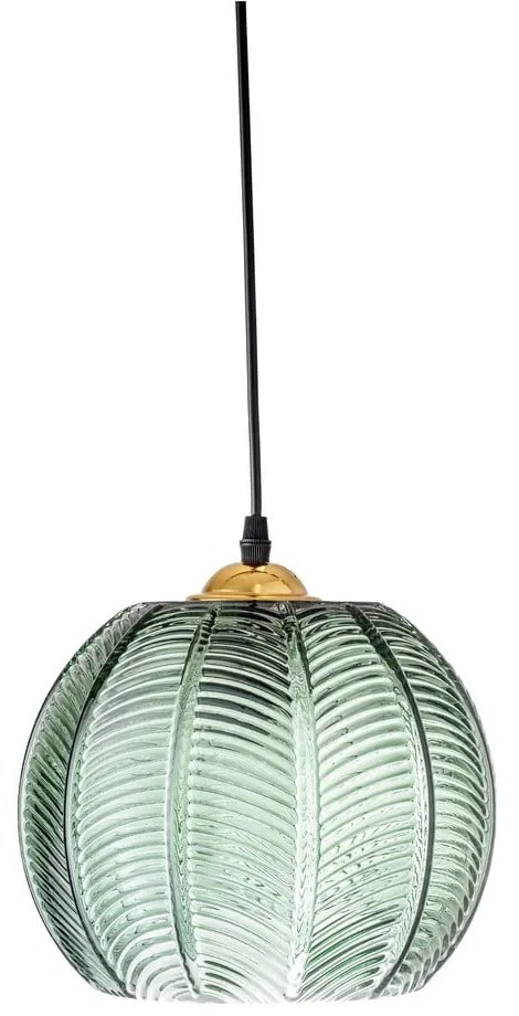 Lampadario a sospensione verde con paralume in vetro ø 22 cm Adar - Bloomingville