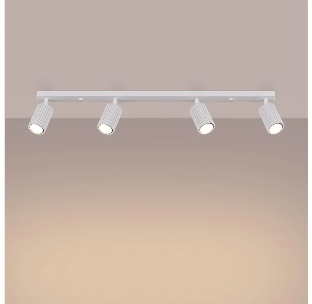 Brilagi - Faretto CRESTO 4xGU10/10W/230V bianco