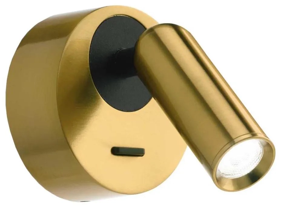 Ideal Lux - Luce Spot da parete a LED BEAN LED/3W/230V CRI 90 ottone