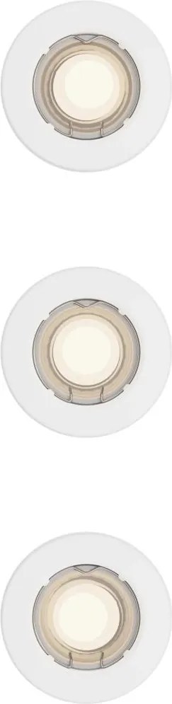 Philips - Set da 3 faretti da incasso PERIDOT 1xGU10/7W/230V bianco