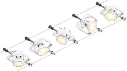 Paulmann 94432 - SET 5xGU5,3/10W Faretto MAC 230V bianco