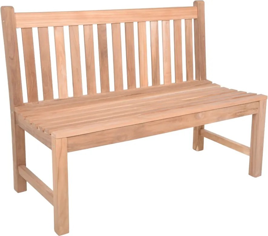 Panca da giardino di colore naturale in legno massiccio Solo – Garden Pleasure