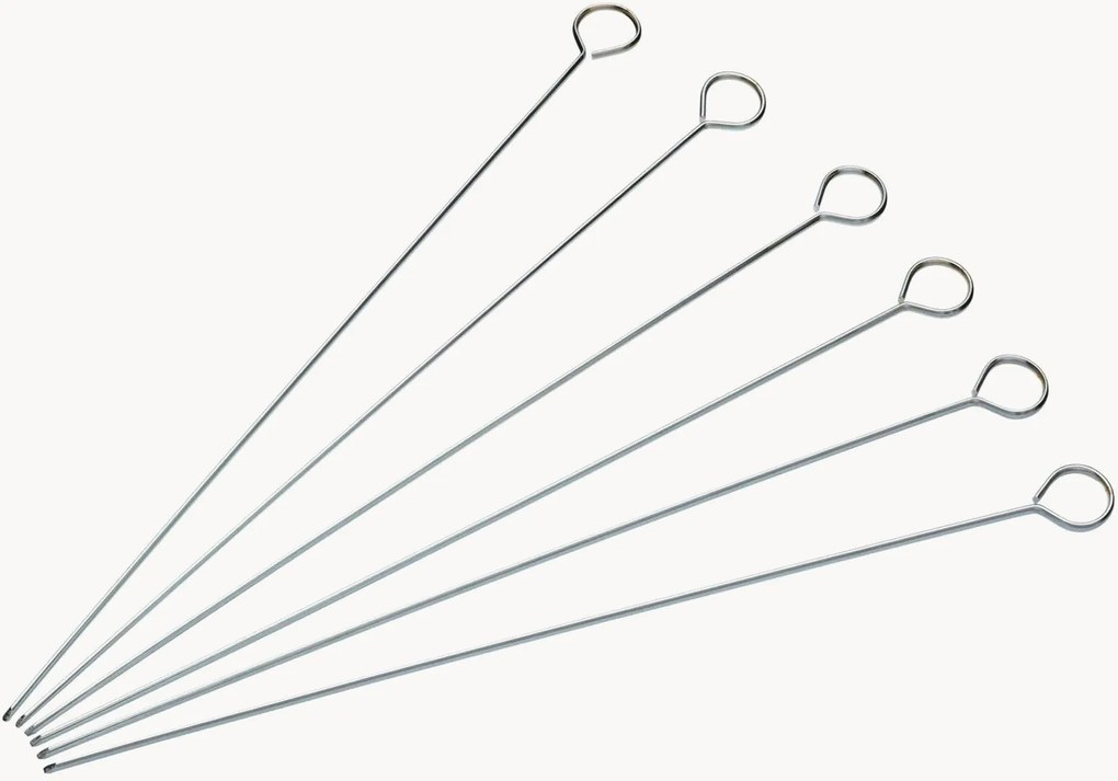 Set di 6 spiedini piatti e per barbecue Spiedo