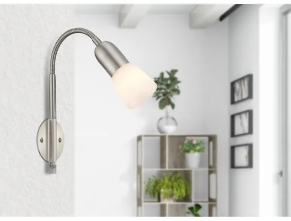 GLOBO 5453-1W - Flessibile piccola lampada 1xE14/40W/230V