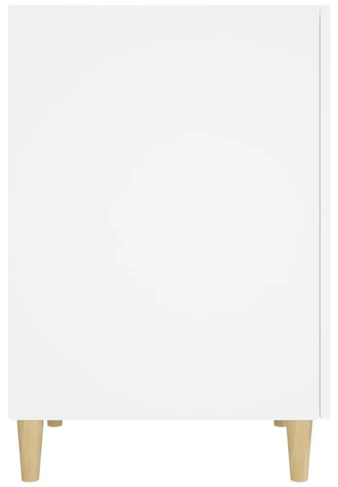 Scrivania Bianca 140x50x75 cm in Legno Multistrato