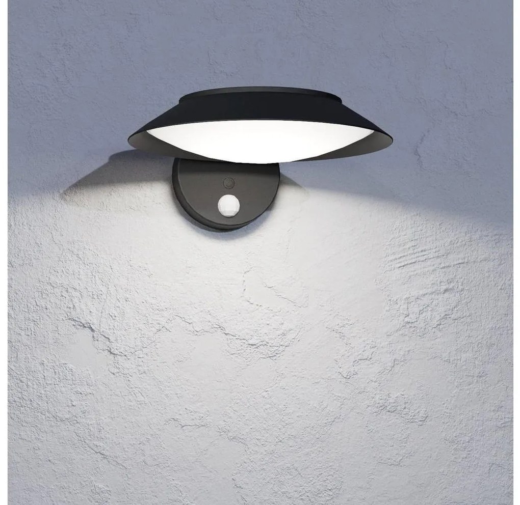 Eglo 901079 - Lampada da parete solare a LED con sensore CERRISI LED/7W/3,7V IP44