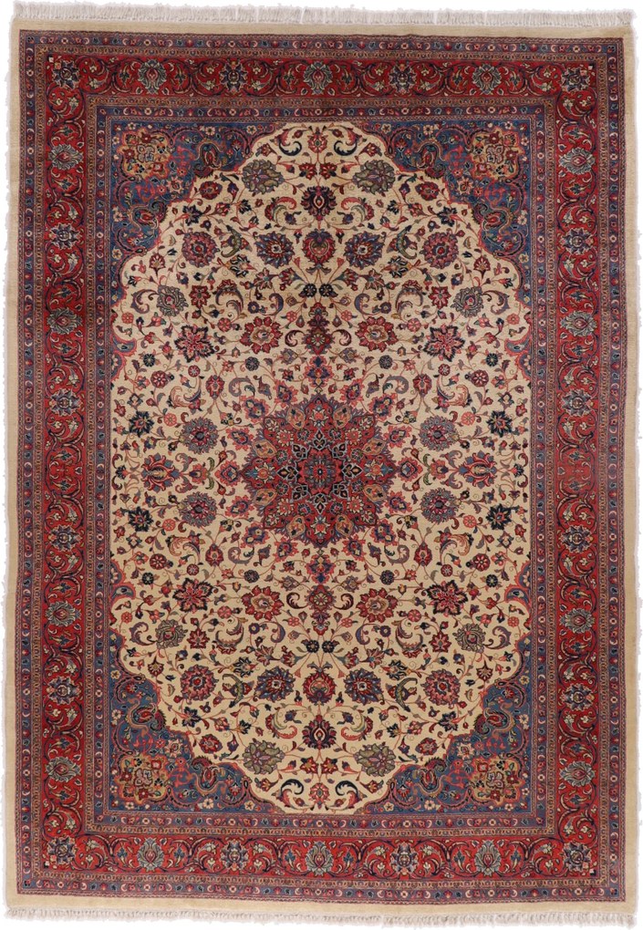 Sarouk Tappeto 380x260 (Iran) Annodato A Mano