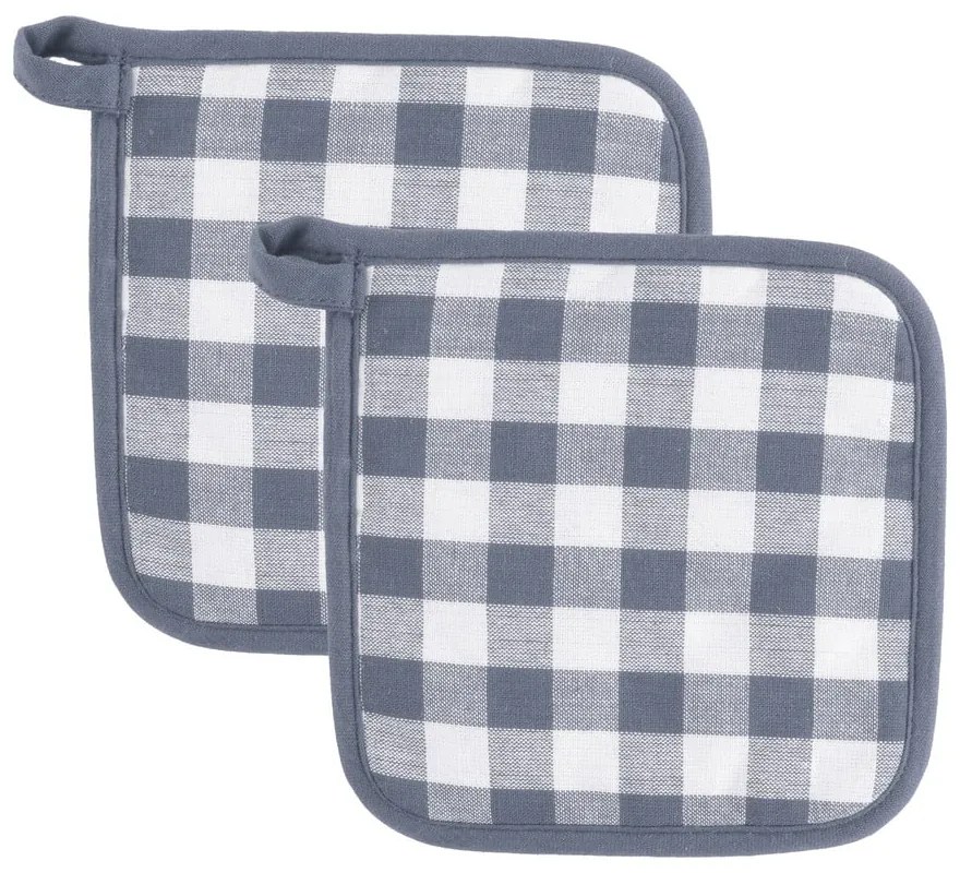 Presine in set in cotone 2 pz Gingham – Tiseco Home Studio