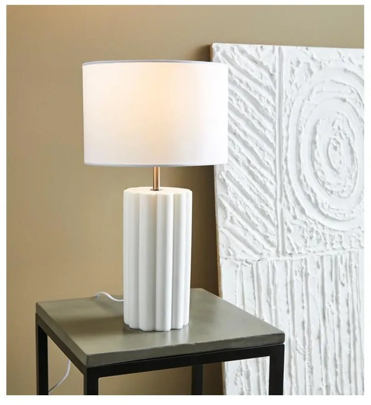 Lampada da tavolo bianca, altezza 44 cm Column - Markslöjd