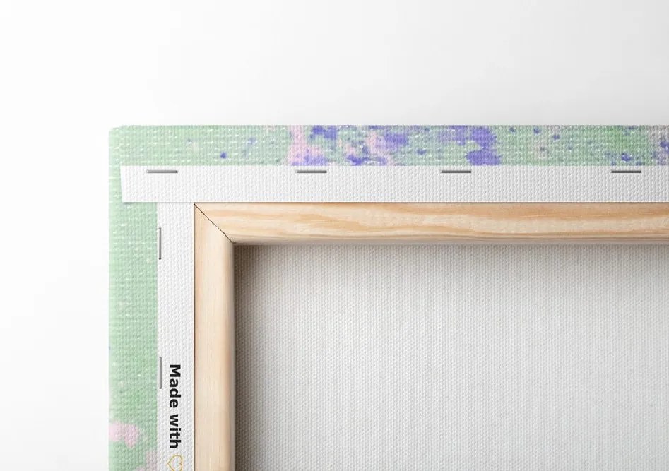 Quadro su tela – Peonie dipinte in versione moderna