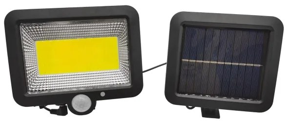 Riflettore LED solare con sensore DUO LED/1W/3,7V 1200 mAh IP44